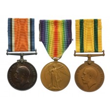 WW1 British War, Victory & Territorial Force War Medal Group of Three - Spr. A.W. Bowyer, Royal Engineers