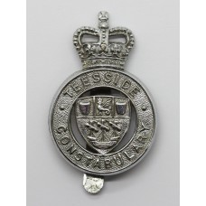 Teesside Constabulary Cap Badge - Queen's Crown