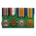 WW1 Military Medal. 1914-15 Star, British War & Victory Medal Group of Four - Gnr. C.W. Squires, Royal Artillery