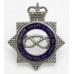 Staffordshire County & Stoke on Trent Constabulary Senior Officer's Enamelled Cap Badge - Queen's Crown