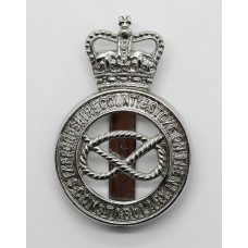 Staffordshire County & Stoke on Trent Constabulary Cap Badge - Queen's Crown
