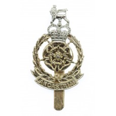 Lancastrian Brigade Anodised (Staybrite) Cap Badge