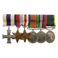 WW2 Battle of Normandy 'Operation Charnwood' Immediate Military Cross Medal Group of Six - Captain J.E. Laycock, Royal Artillery