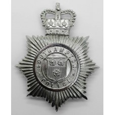 Southampton Police Helmet Plate - Queen's Crown