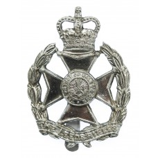 Leeds Rifles Anodised (Staybrite) Cap Badge