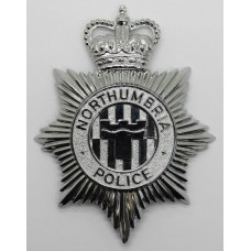 Northumbria Police Helmet Plate - Queen's Crown