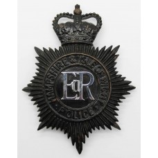 Hampshire & Isle of Wight Police Night Helmet Plate - Queen's Crown