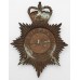 Hampshire & Isle of Wight Police Night Helmet Plate - Queen's Crown