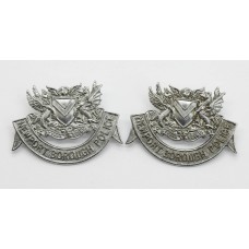 Pair of Newport Borough Police Collar Badges