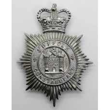 Suffolk Constabulary Helmet Plate - Queen's Crown