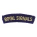 Royal Signals (ROYAL SIGNALS) Cloth Shoulder Title