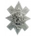 Black Watch (Royal Highlanders) Anodised (Staybrite) Cap Badge - Queen's crown