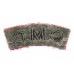 Corps of Military Police (C.M.P.) Cloth Shoulder Title