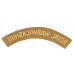 Royal Warwickshire Regiment (ROYAL WARWICKSHIRE) Cloth Shoulder Title