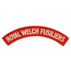 Royal Welch Fusiliers (ROYAL WELCH FUSILIERS) Cloth Shoulder Title