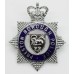 Preston Borough Police Senior Officer's Enamelled Cap Badge - Queen's Crown