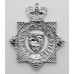 Preston Borough Police Senior Officer's Enamelled Cap Badge - Queen's Crown