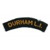 Durham Light Infantry (DURHAM L.I.) Cloth Shoulder Title