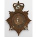 Warwickshire Constabulary Night Helmet Plate - Queen's Crown