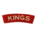 The King's Regiment (KINGS) Cloth Shoulder Title