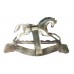 Queen's Own Hussars Anodised (Staybrite) Cap Badge