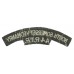 North Somerset Yeomanry (NORTH SOMERSET YEOMANRY/44R.T.R.) Cloth Shoulder Title