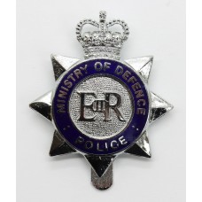 Ministry of Defence Police Enamelled Cap Badge - Queen's Crown