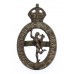 Royal Corps of Signals Officer's Service Dress Cap Badge - King's Crown