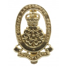 Queen's Lancashire Regiment Anodised (Staybrite) Cap Badge