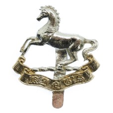The King's (Liverpool) Regiment Anodised (Staybrite) Cap Badge