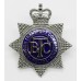 British Transport Commission (B.T.C.) Police Senior Officer's Enamelled Cap Badge - Queen's Crown