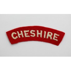 Cheshire Regiment (CHESHIRE) Cloth Shoulder Title