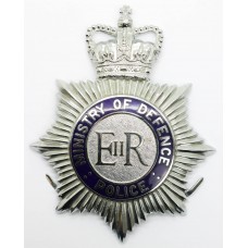 Ministry of Defence Police Enamelled Helmet Plate - Queen's Crown