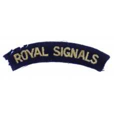 Royal Signals (ROYAL SIGNALS) Cloth Shoulder Title