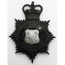 Durham Constabulary Night Helmet Plate - Queen's Crown