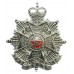Border Regiment Anodised (Staybrite) Cap Badge - Queen's Crown