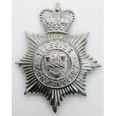 Teesside Constabulary Helmet Plate - Queen's Crown