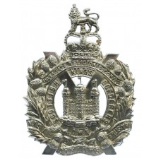 King's Own Scottish Borderers (K.O.S.B.) Anodised (Staybrite) Cap Badge - Queen's Crown