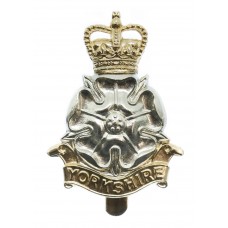 Yorkshire Brigade Anodised (Staybrite) Cap Badge