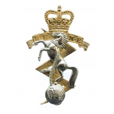 Royal Electrical & Mechanical Engineers (R.E.M.E.) Anodised (Staybrite) Cap Badge