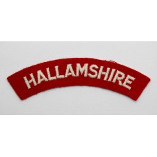 Hallamshire Bn. (HALLAMSHIRE) Cloth Shoulder Title