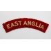 East Anglian Brigade (EAST ANGLIA) Cloth Shoulder Title