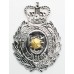 West Mercia Constabulary Wreath Helmet Plate - Queen's Crown