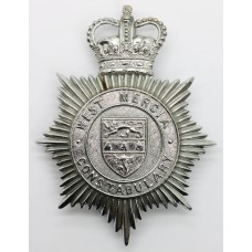 West Mercia Constabulary Helmet Plate - Queen's Crown