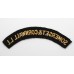 Somerset & Cornwall Light Infantry (SOMERSET & CORNWALL L.I.) Cloth Shoulder Title