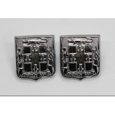 Pair of Jamaica Police Collar Badges