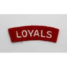 The Loyal Regiment (LOYALS) Cloth Shoulder Title