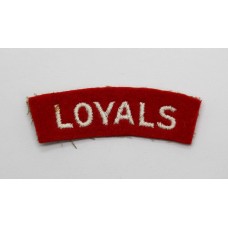 The Loyal Regiment (LOYALS) Cloth Shoulder Title