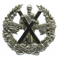 Liverpool Scottish (Queen's Own Cameron Highlanders) Anodised (Staybrite) Cap Badge