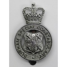 Durham Special Constabulary Cap Badge - Queen's Crown